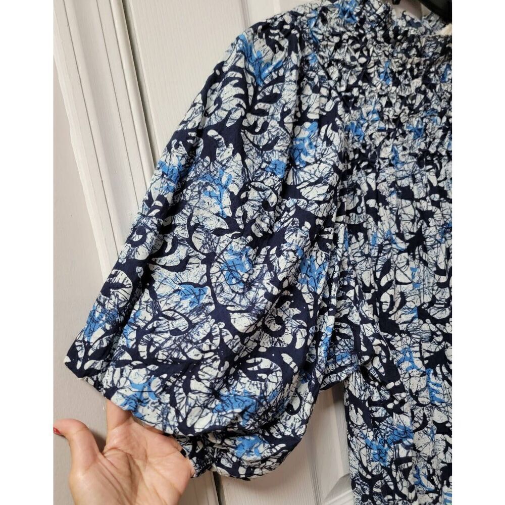 Anthropology/ Love The Label Andrea puff Sleeve Mini Dress M - Picture 7 of 12